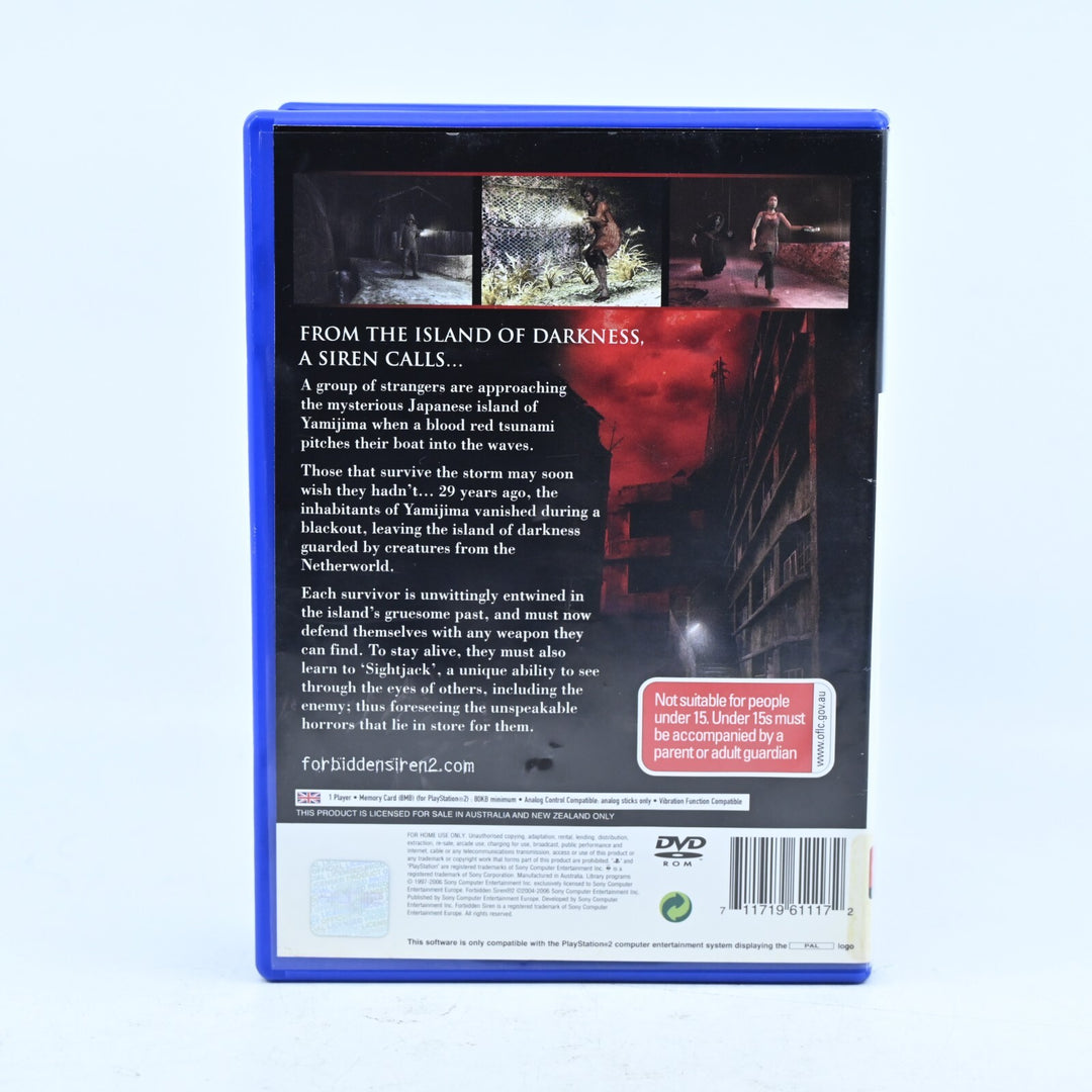 Forbidden Siren 2 - Sony Playstation 2 / PS2 Game - No Manual - PAL - MINT DISC!