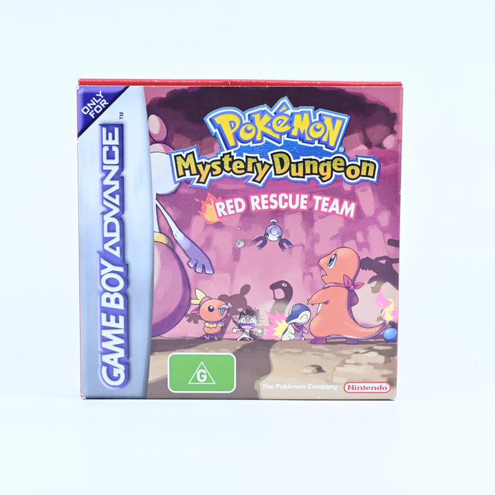 Pokemon Mystery Dungeon Red Rescue Team - GBA Boxed Game