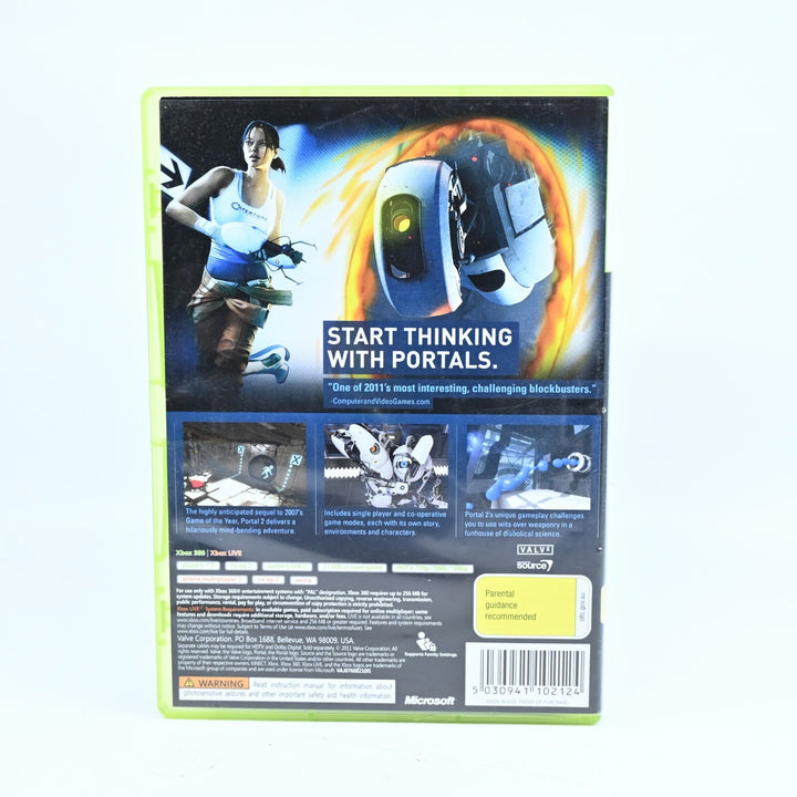 Portal 2 - Xbox 360 Game + Manual - PAL - MINT DISC!