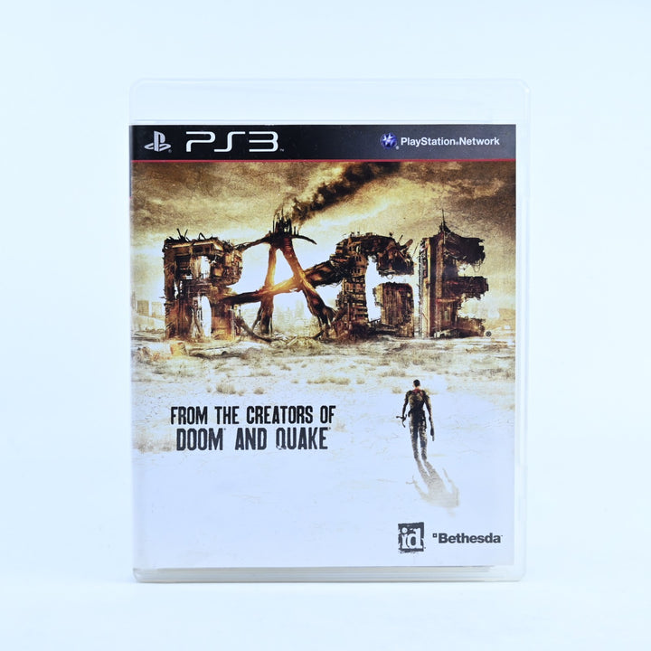 Rage - Sony Playstation 3 / PS3 Game + Manual - MINT DISC!