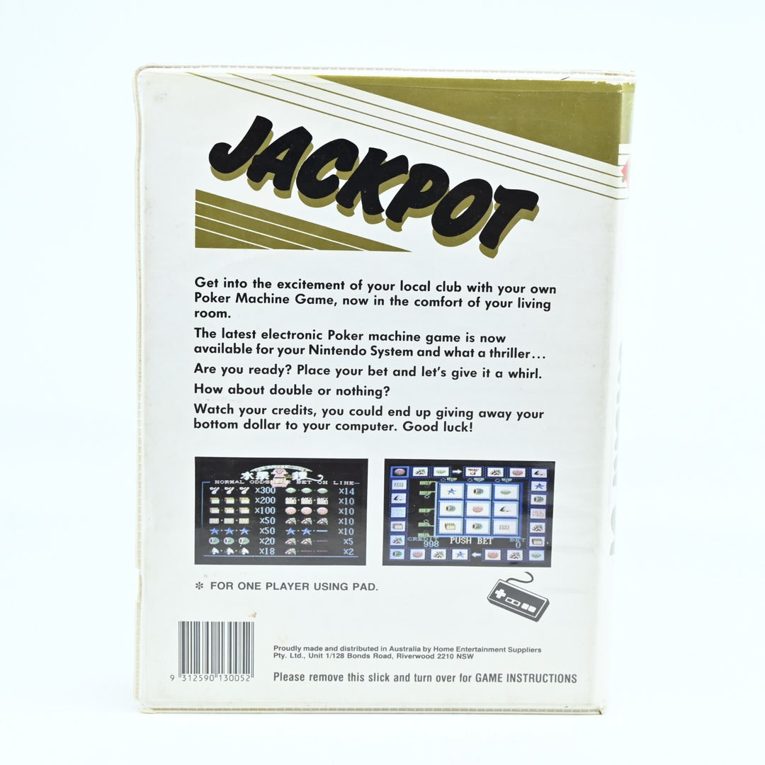 Jackpot - Flat Cartridge - H.E.S / NES Game - PAL