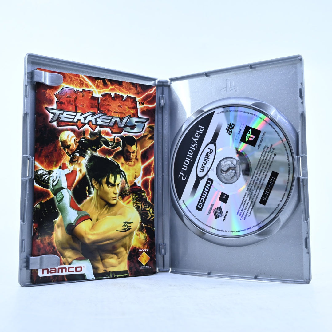 Tekken 5 - Sony Playstation 2 / PS2 Game + Manual - PAL - MINT DISC!
