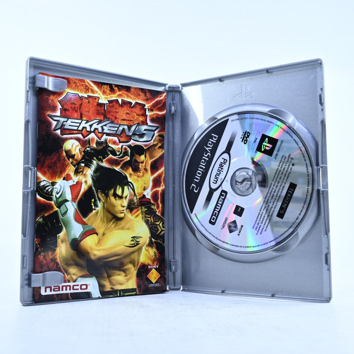 Tekken 5 - Sony Playstation 2 / PS2 Game + Manual - PAL - MINT DISC!