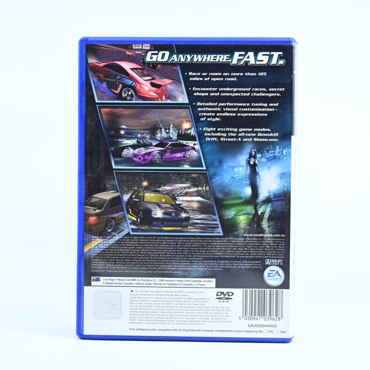 Need for Speed: Underground 2 - Sony Playstation 2 / PS2 Game + Manual - PAL