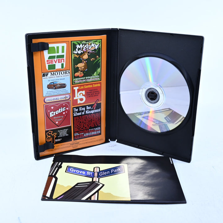 Grand Theft Auto: San Andreas - Sony Playstation 2 / PS2 Game + Manual + Map