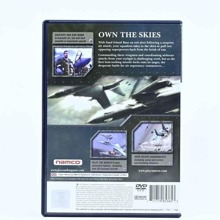 Ace Combat: Squadron Leader  - Sony Playstation 2 / PS2 Game + Manual - PAL