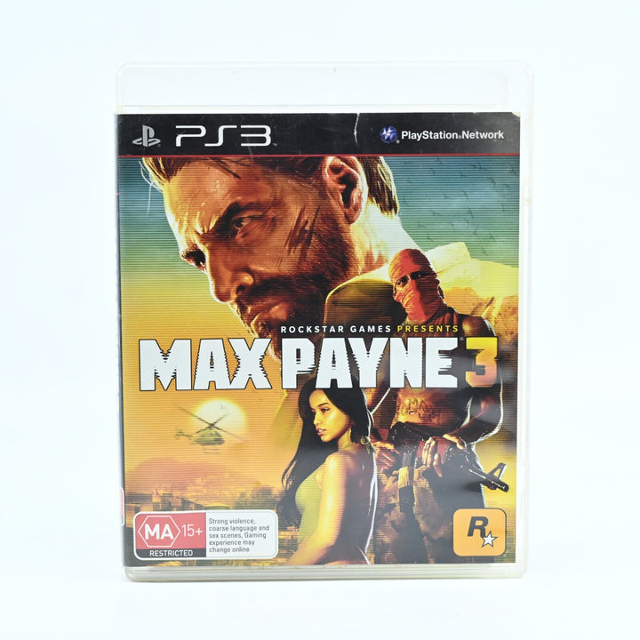 Max Payne 3 - Sony Playstation 3 / PS3 Game + Manual - FREE POST