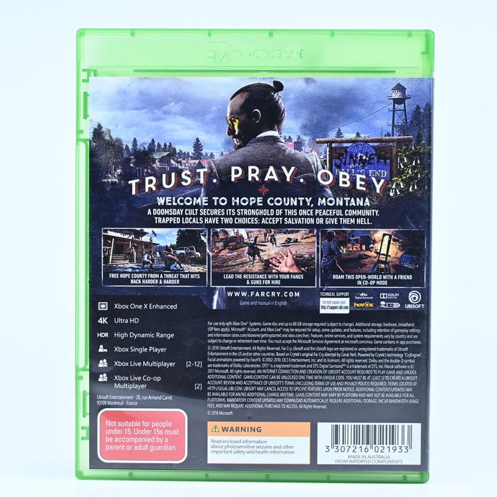 Far Cry 5 - Xbox One Game - PAL - FREE POST!