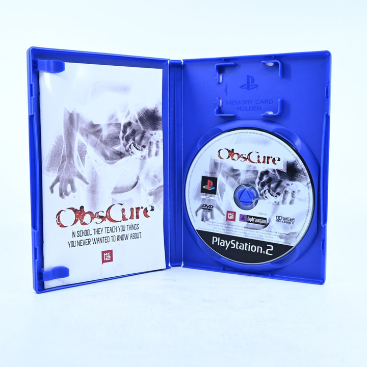 Obscure - Sony Playstation 2 / PS2 Game + Manual - PAL - MINT DISC!