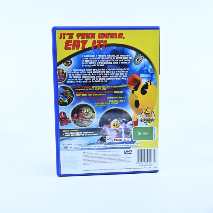 Pac-Man World 3 - Sony Playstation 2 / PS2 Game + Manual - PAL - MINT DISC!