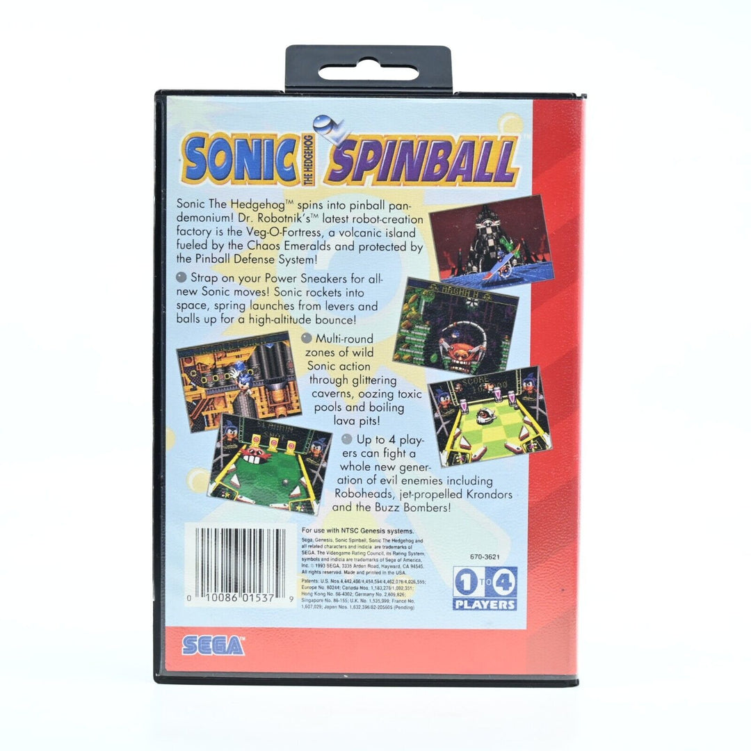 Sonic The Hedgehog: Spinball - Sega Mega Drive Game / Sega Genesis Game