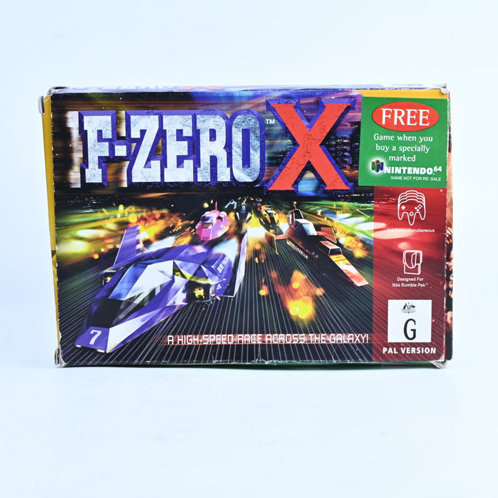 F-Zero X - N64 / Nintendo 64 Boxed Game - PAL - FREE POST!