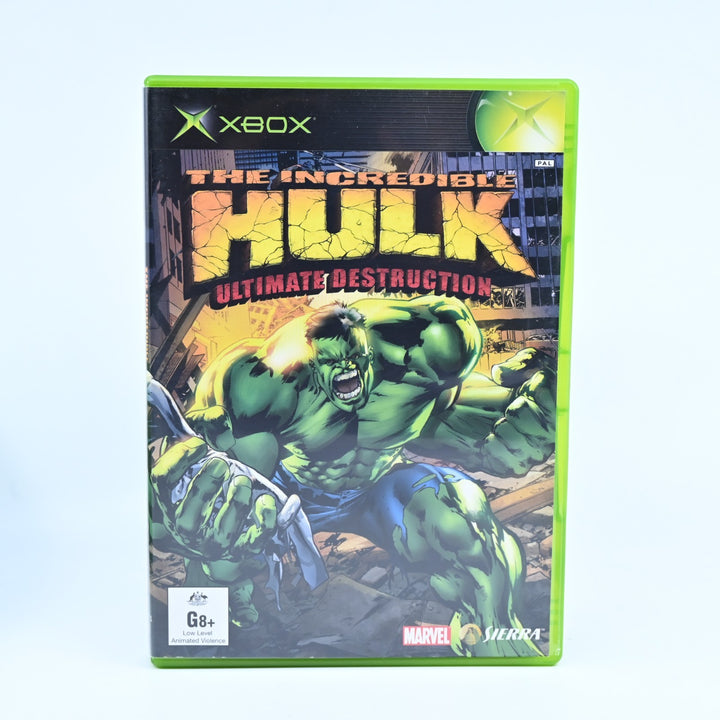 The Incredible Hulk: Ultimate Destruction - Original Xbox Game + Manual - PAL