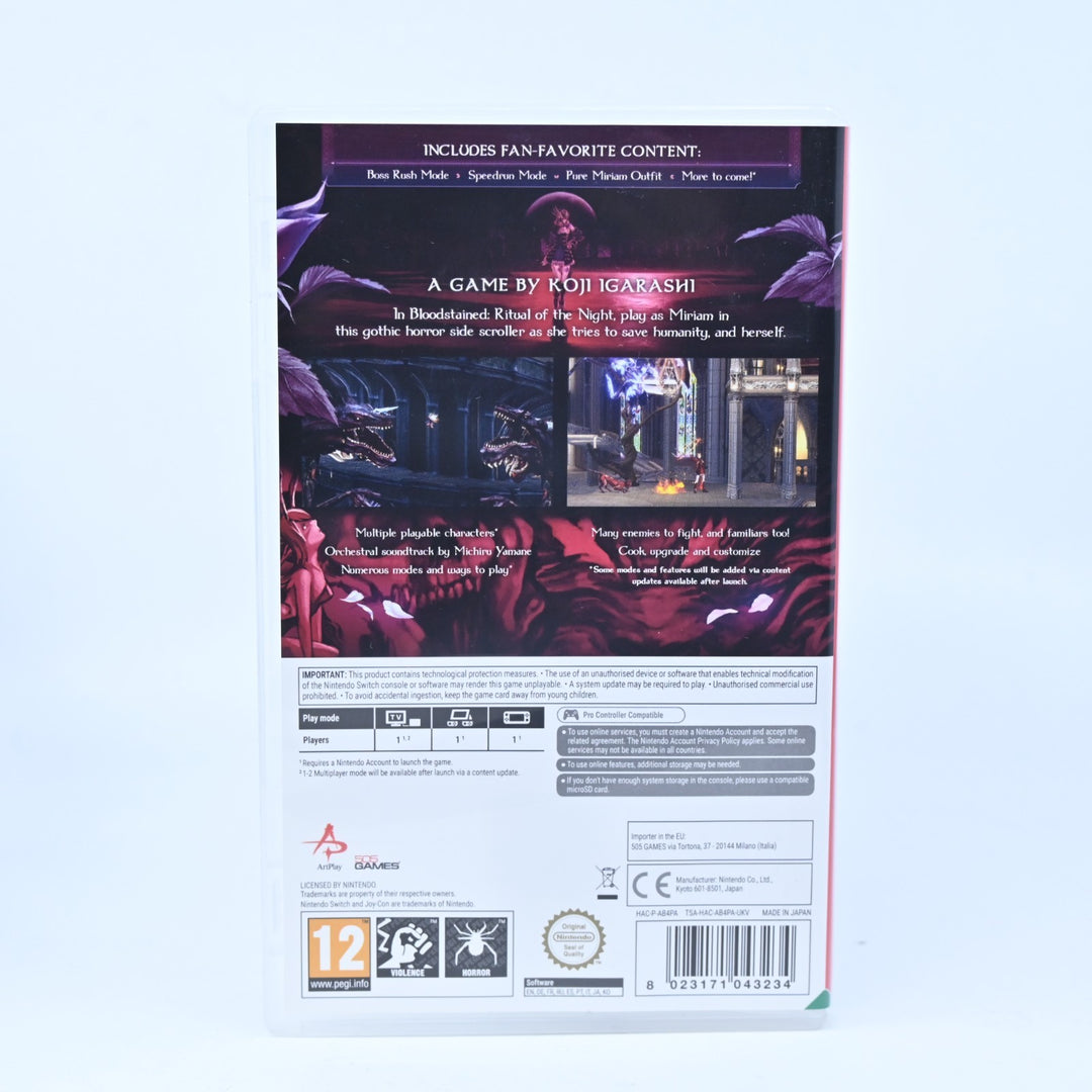Bloodstained: Ritual of the Night - Nintendo Switch Game - FREE POST!