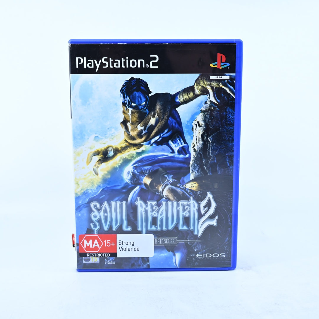 Soul Reaver 2 - Sony Playstation 2 / PS2 Game + Manual - PAL - MINT DISC!