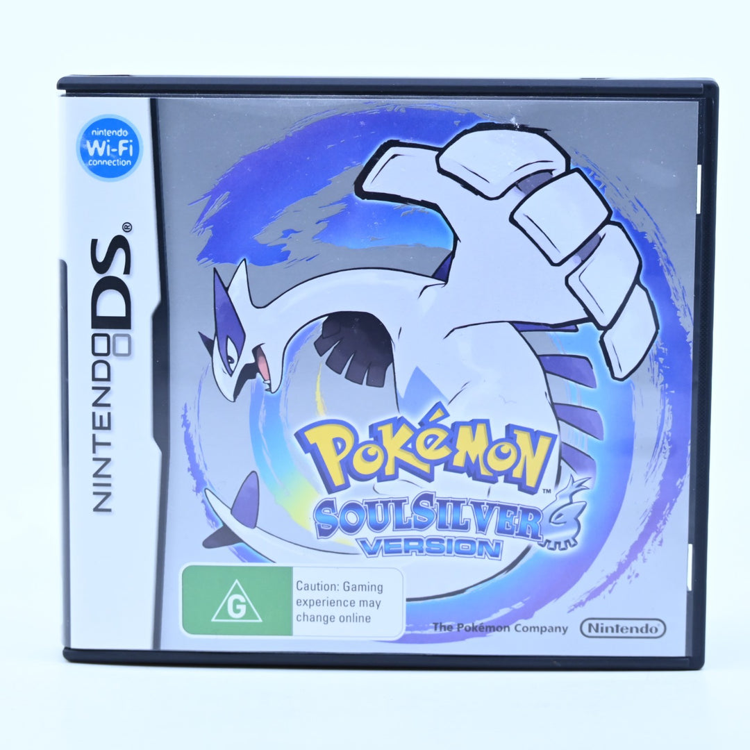 Pokemon SoulSilver Boxed + PokeWalker - Nintendo DS Game - No Manual Soul Silver