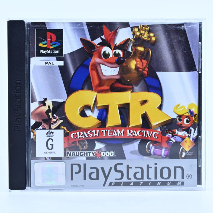 CTR: Crash Team Racing - Sony Playstation 1 / PS1 Game + Manual - PAL
