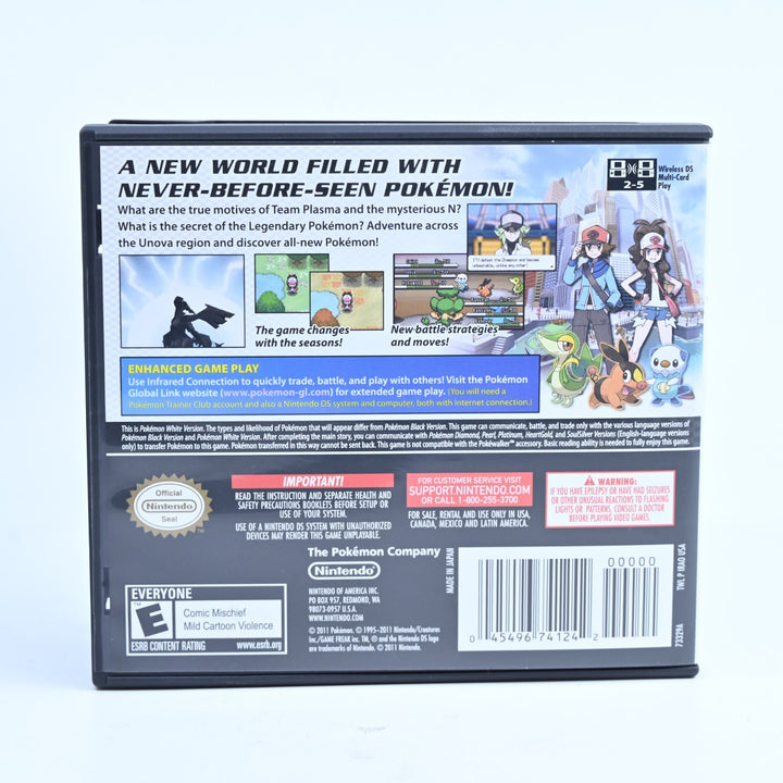 Pokemon White - Nintendo DS Game - Region Free + Manual - FREE POST!