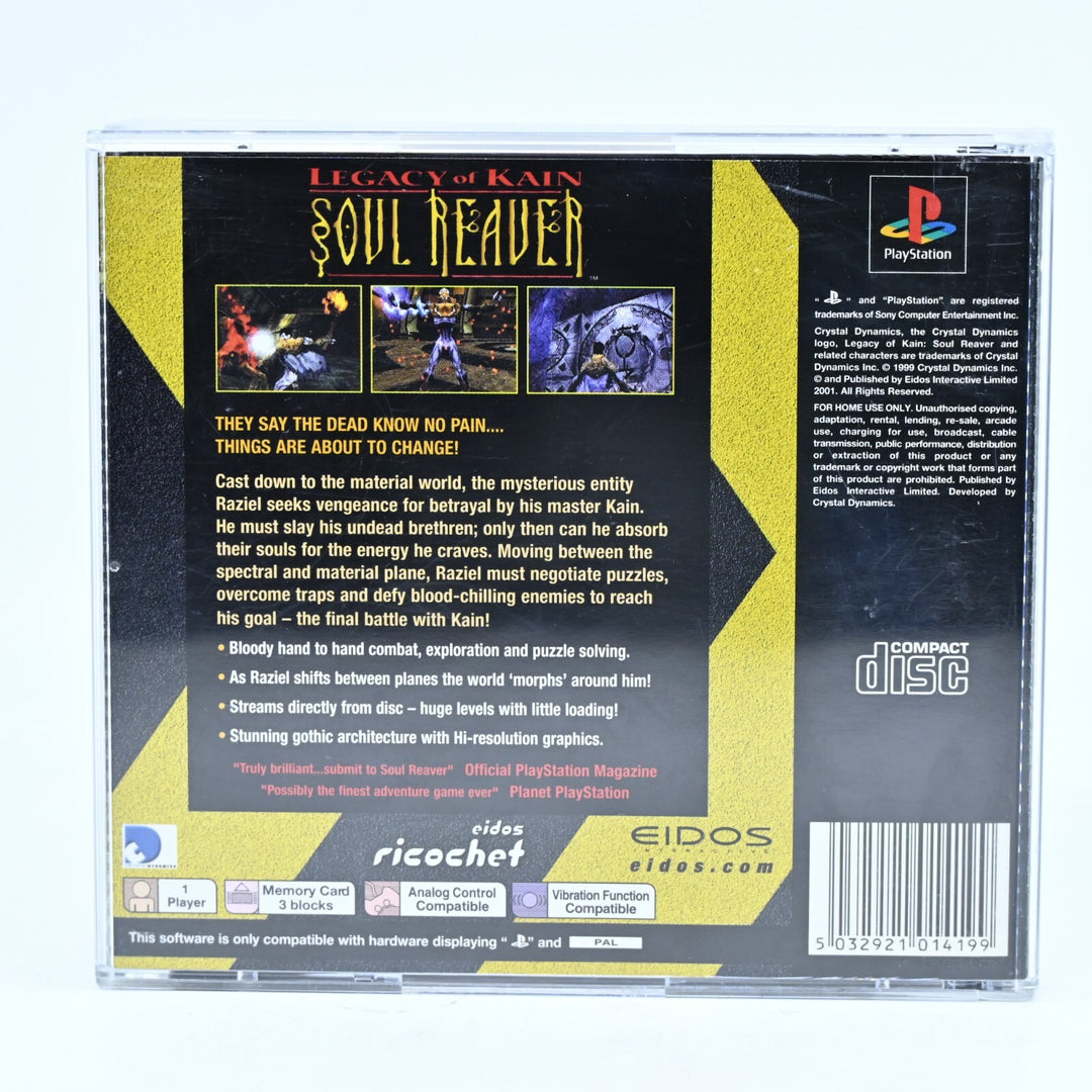 Legacy of Kain Soul Reaver - Sony Playstation 1 / PS1 Game - PAL - FREE POST
