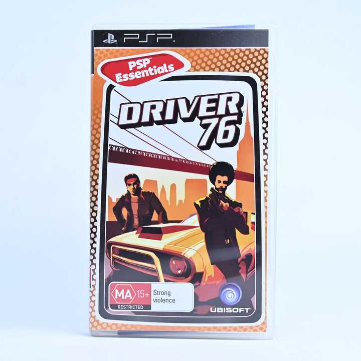Driver 76 - Sony PSP Game + Manual - FREE POST!