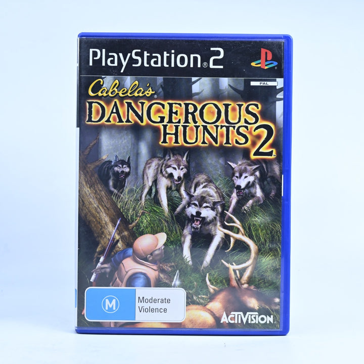 Cabela's Dangerous Hunts 2 - Sony Playstation 2 / PS2 Game + Manual - PAL