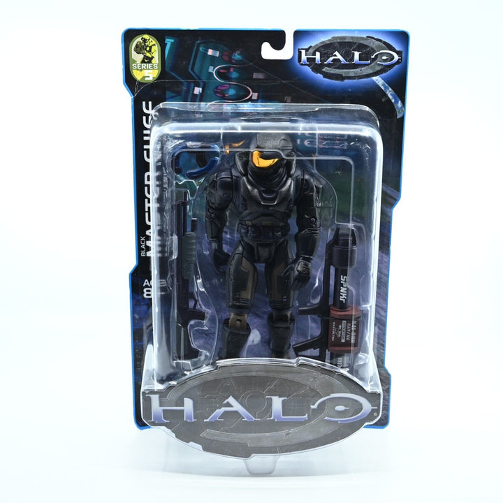 SEALED! HALO Series 5 - Black Master Chief -Joyride Studios 2004 Toy