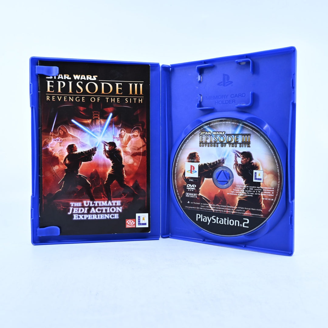 Star Wars Episode III Revenge of the Sith - Playstation 2 / PS2 Game + Manual