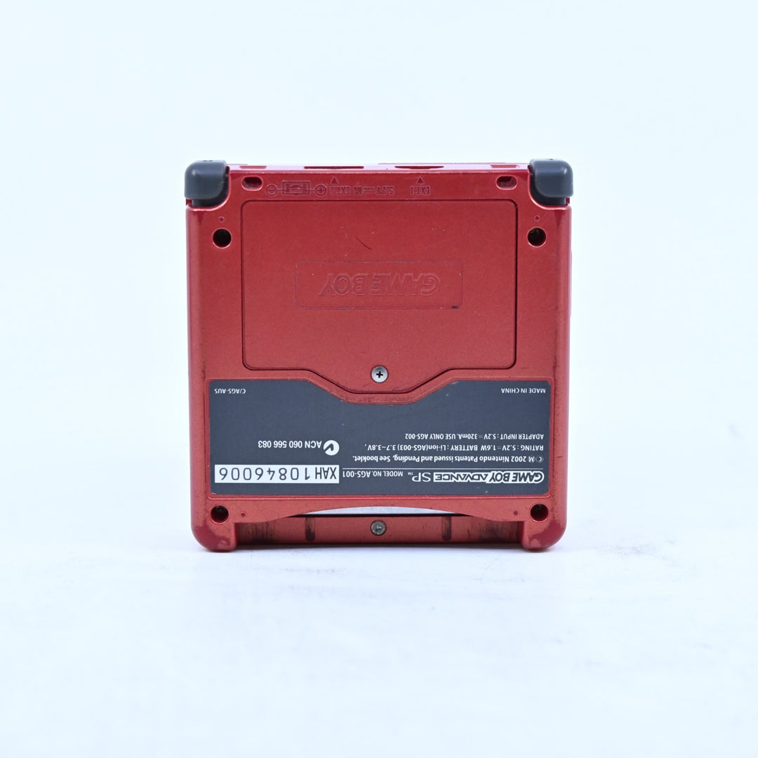 Flame Red - AGS-001(AUS) - Nintendo Gameboy Advance / GBA SP Console