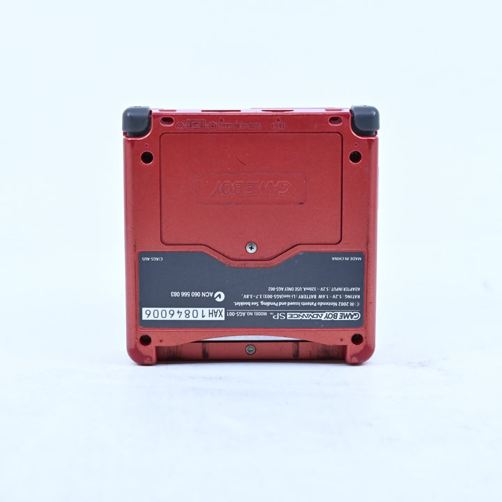 Flame Red - AGS-001(AUS) - Nintendo Gameboy Advance / GBA SP Console
