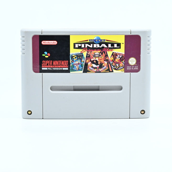 Super Pinball: Behind the Mask - Super Nintendo / SNES Game - PAL - FREE POST!