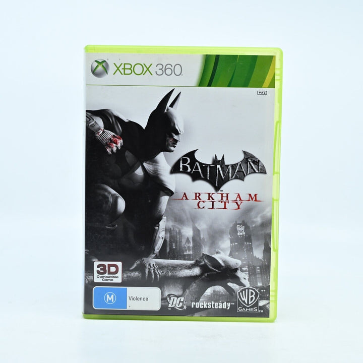 Batman Arkham City - Xbox 360 Game + Manual - PAL - MINT DISC!