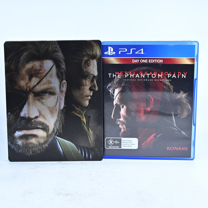 Metal Gear Solid V: The Phantom Pain + Steelbook + Bonus Disc - PS4 Game