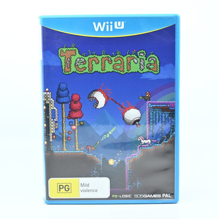 Terraria - Nintendo Wii U Game + Manual - PAL - MINT DISC!