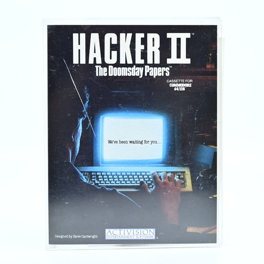 Hacker II: The Doomsday Papers - Commodore 64 / CBM 64 - Game - PAL - FREE POST!