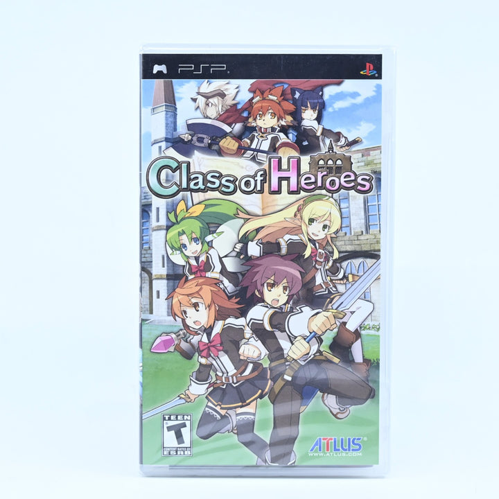 SEALED! Class of Heroes - Sony PSP Game + Manual - Region Free - FREE POST!