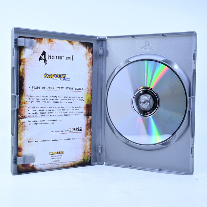 Resident Evil 4 - Sony Playstation 2 / PS2 Game + Manual - PAL - MINT DISC!