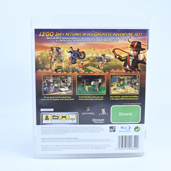 LEGO Indiana Jones 2: The Adventure Continues - PS3 Game + Manual - MINT DISC!
