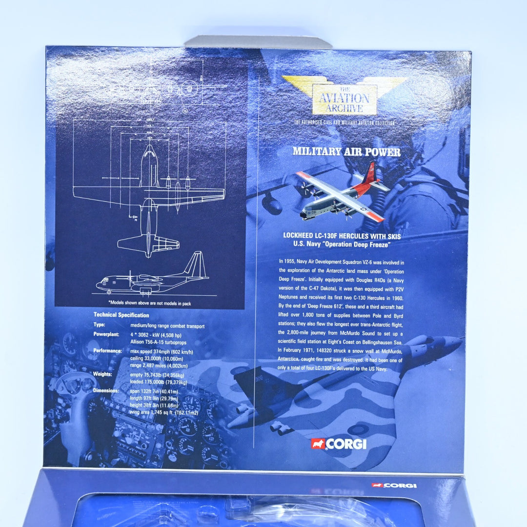 Corgi Aviation 1:144 LC-130F Hercules "Operation Deep Freeze" AA31301 - Plane
