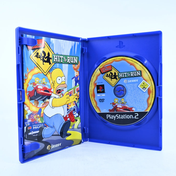 The Simpsons Hit & Run - Sony Playstation 2 / PS2 Game + Manual - PAL