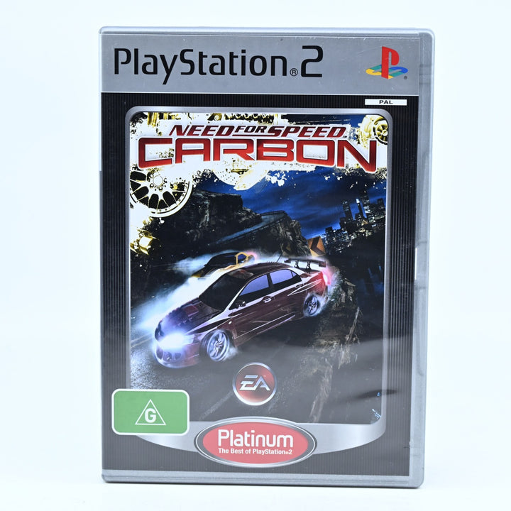 Need for Speed Carbon - Sony Playstation 2 / PS2 Game + Manual - PAL - MINT DISC