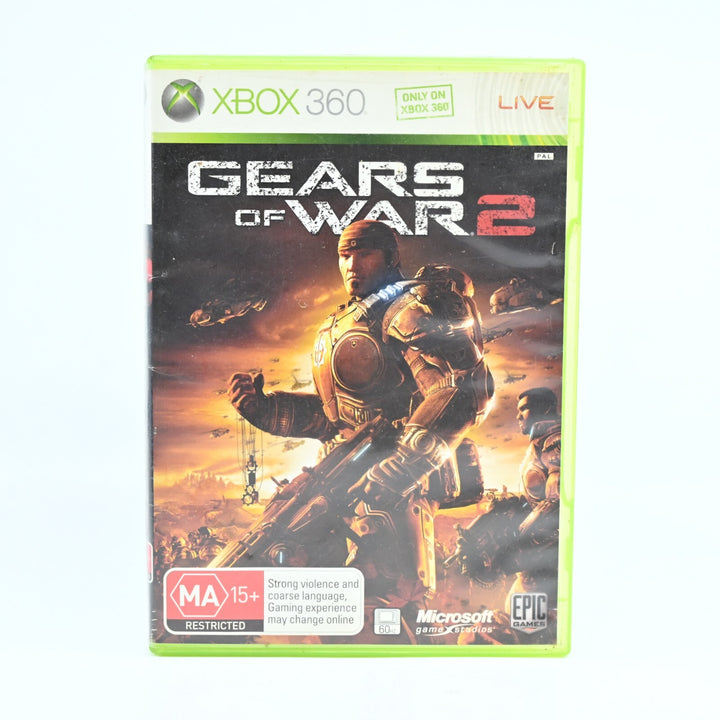 Gears of War 2 - Xbox 360 Game + Manual - PAL - NEAR MINT DISC!