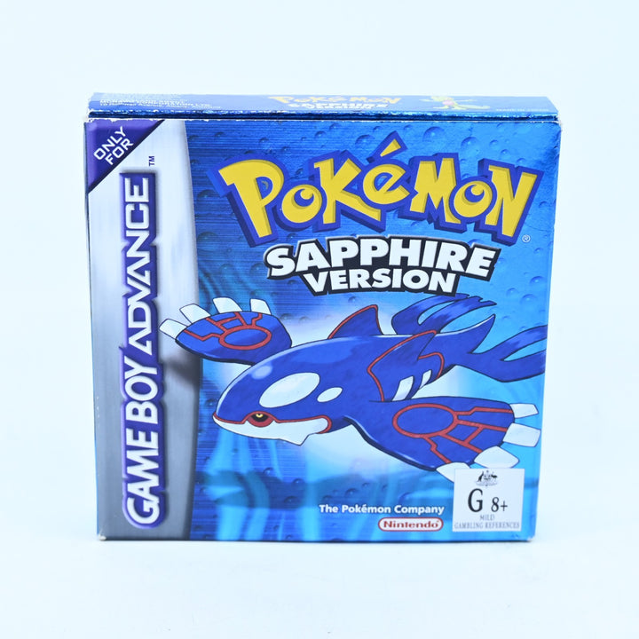 Pokemon Sapphire Version - Nintendo Gameboy Advance / GBA Boxed Game - PAL