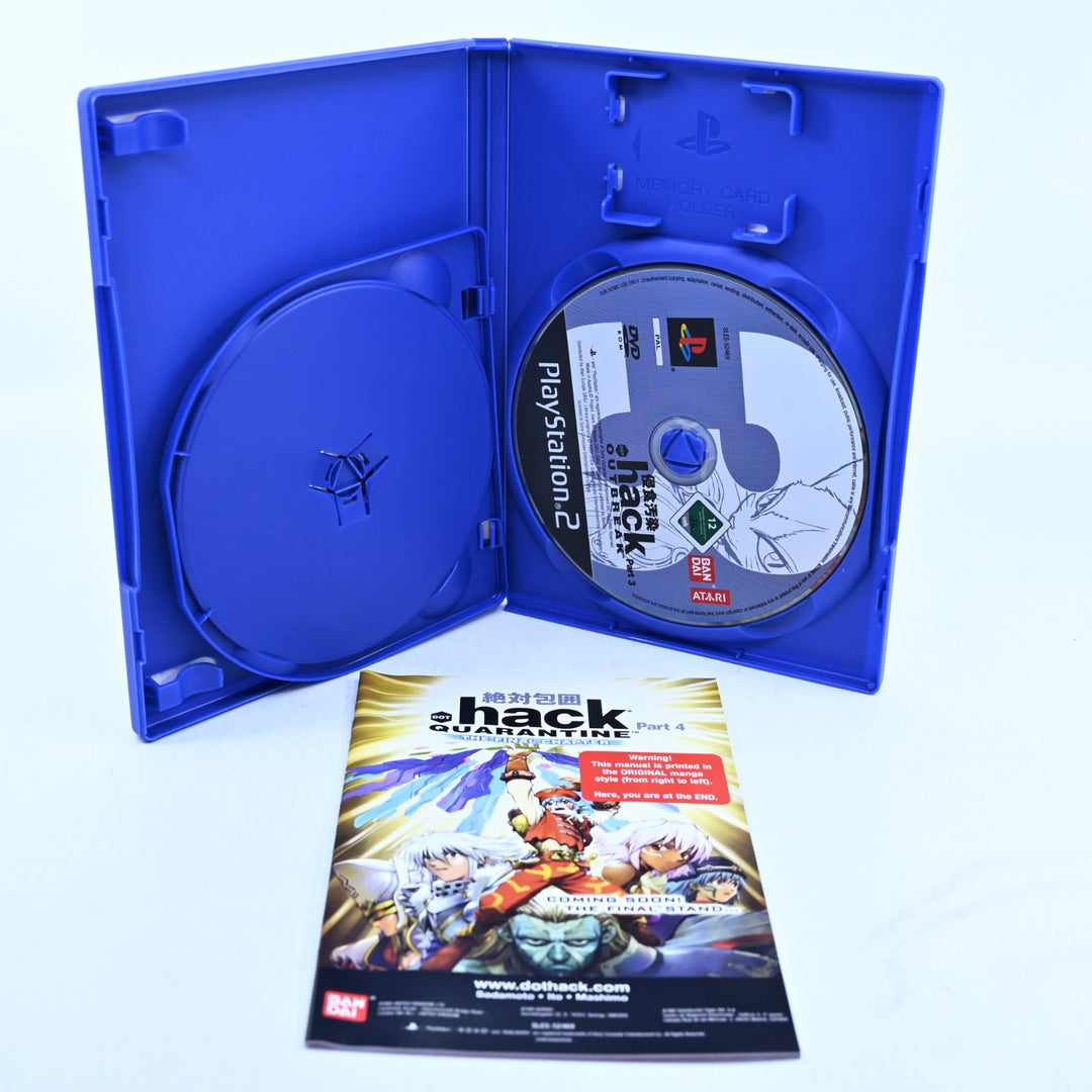 Dot .hack // Outbreak Part 3 - Sony Playstation 2 / PS2 Game + Manual - PAL