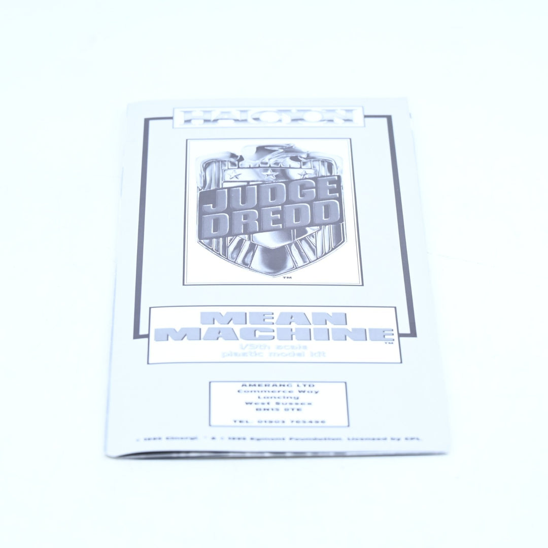 Judge Dredd Mean Machine 1:9 Scale Model Kit Halcyon - Other Model