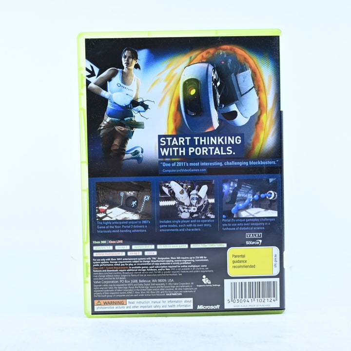Portal 2 - Xbox 360 Game + Manual - PAL - MINT DISC!