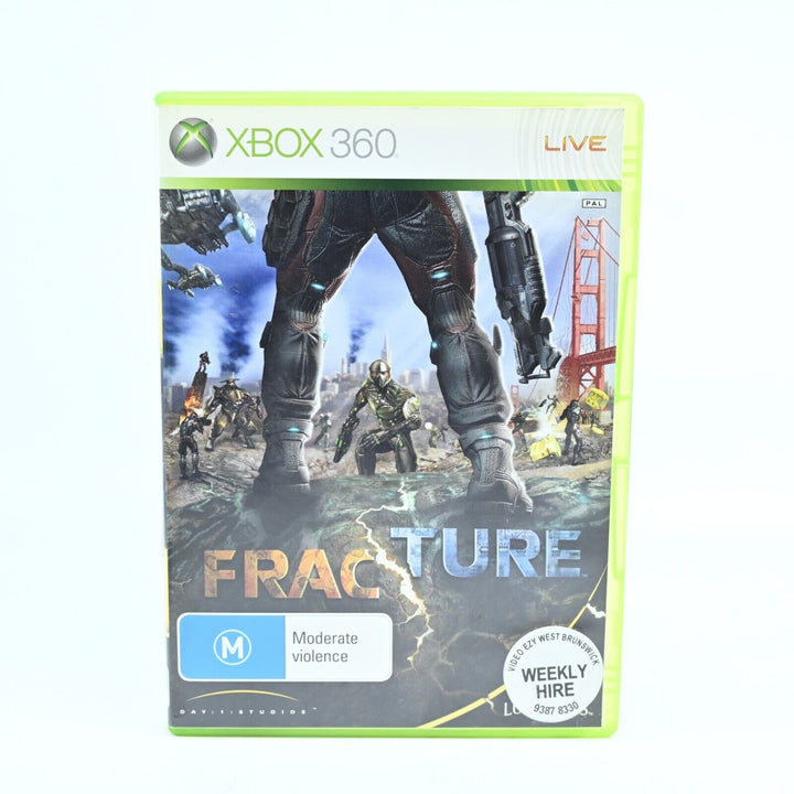 Fracture - Xbox 360 Game + Damaged Manual - PAL - MINT DISC!