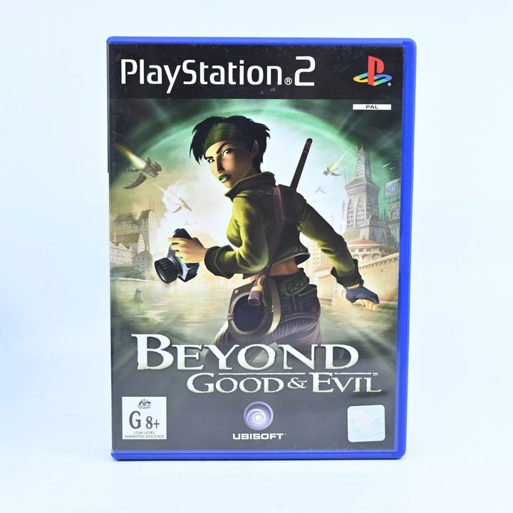 Beyond Good & Evil - Sony Playstation 2 / PS2 Game + Manual - PAL - MINT DISC!