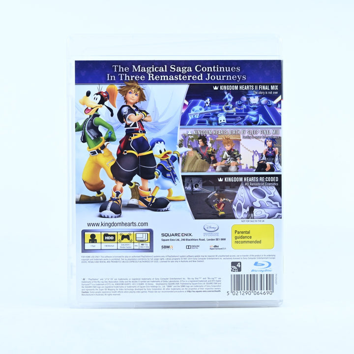 Kingdom Hearts HD 2.5 ReMIX - Sony Playstation 3 / PS3 Game + Manual