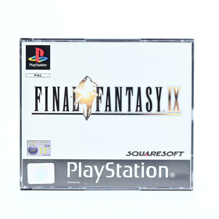 Final Fantasy IX 9 - Sony Playstation 1 / PS1 Game + Manual - NEAR MINT DISC!