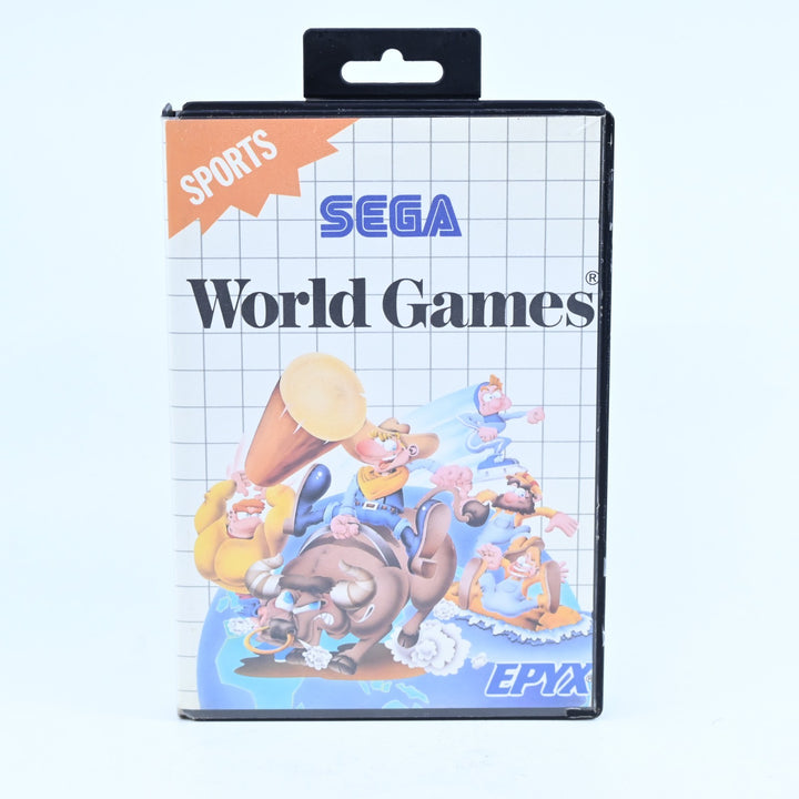 World Games - Sega Master System Game + Manual - PAL - FREE POST!